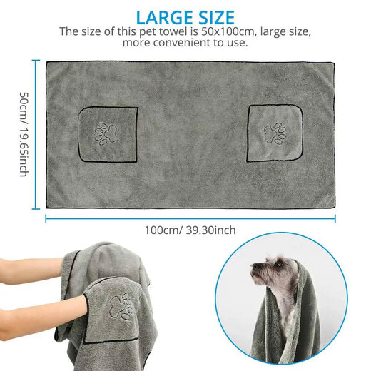 Cotton Pet Bathrobe Towel