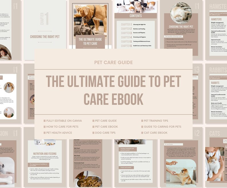 The Ultimate Guide to Pet Care eBook