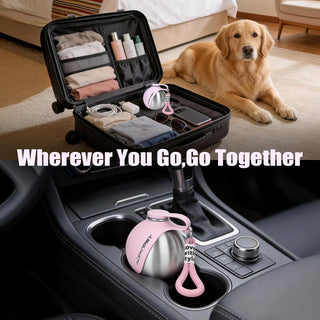 PawCoop® - Insulated Foldable Dog Water Bottle + Bowl