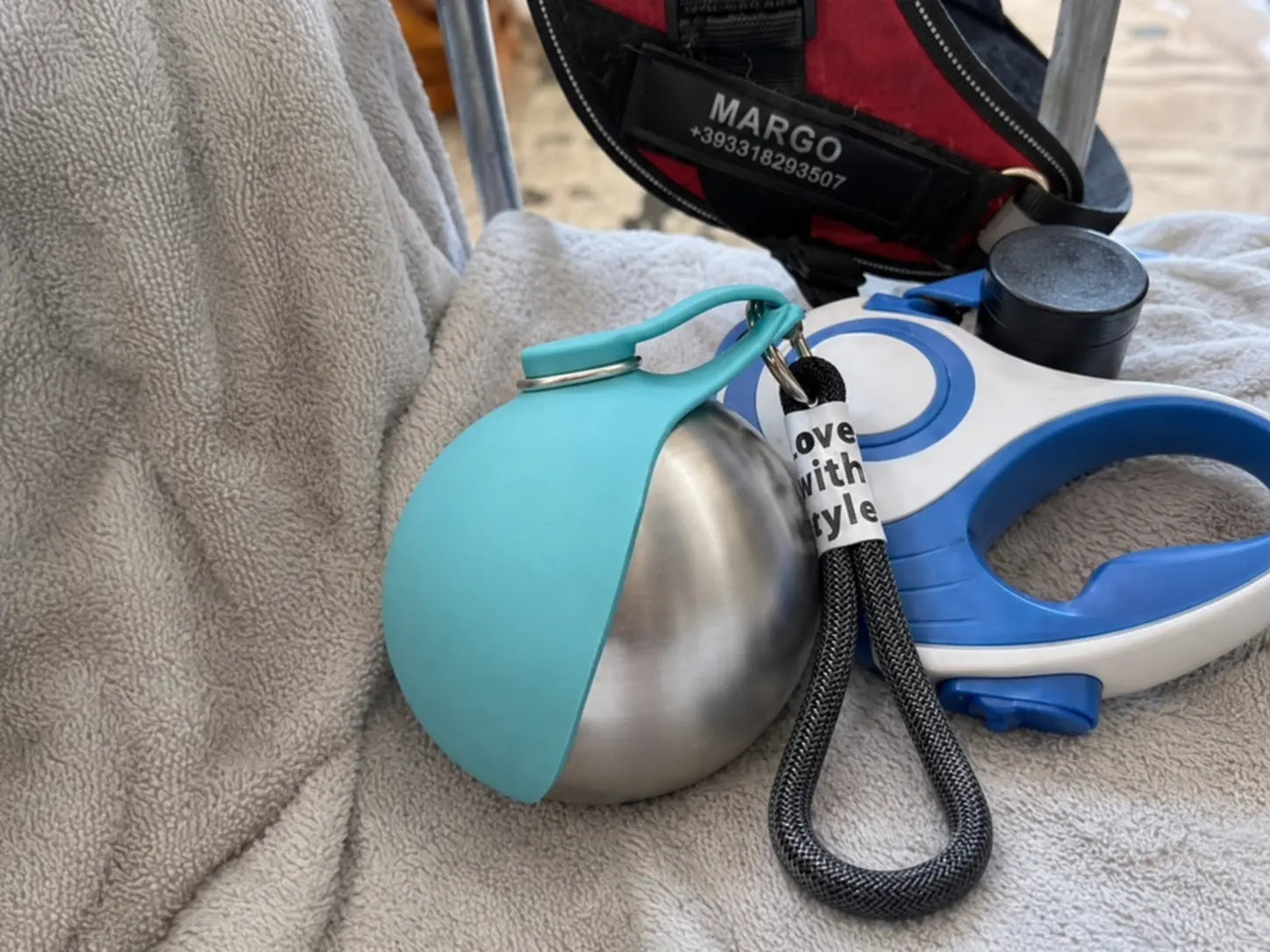 PawCoop foldable dog water bottle product image